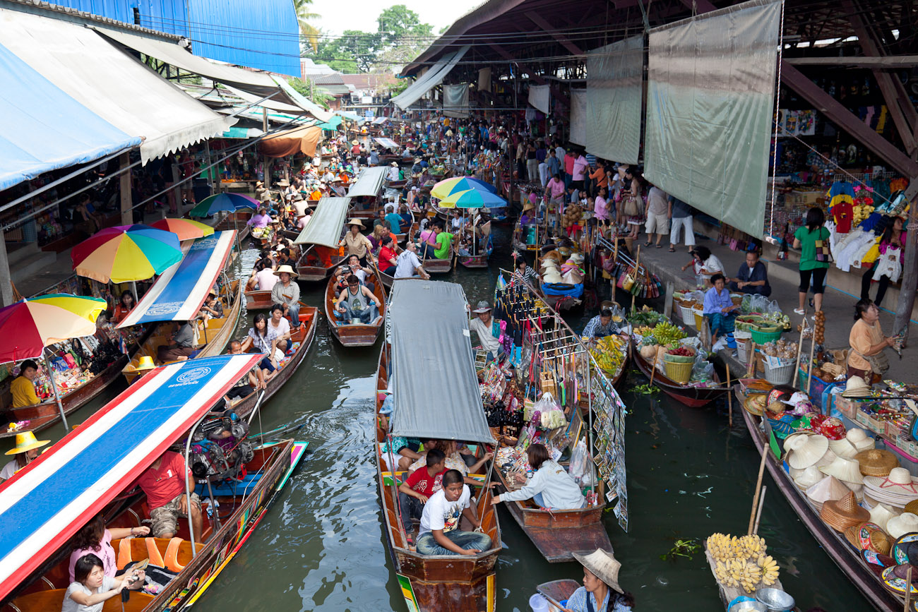 Bernard Crampon Photography - Damnoen Saduak Floating Market